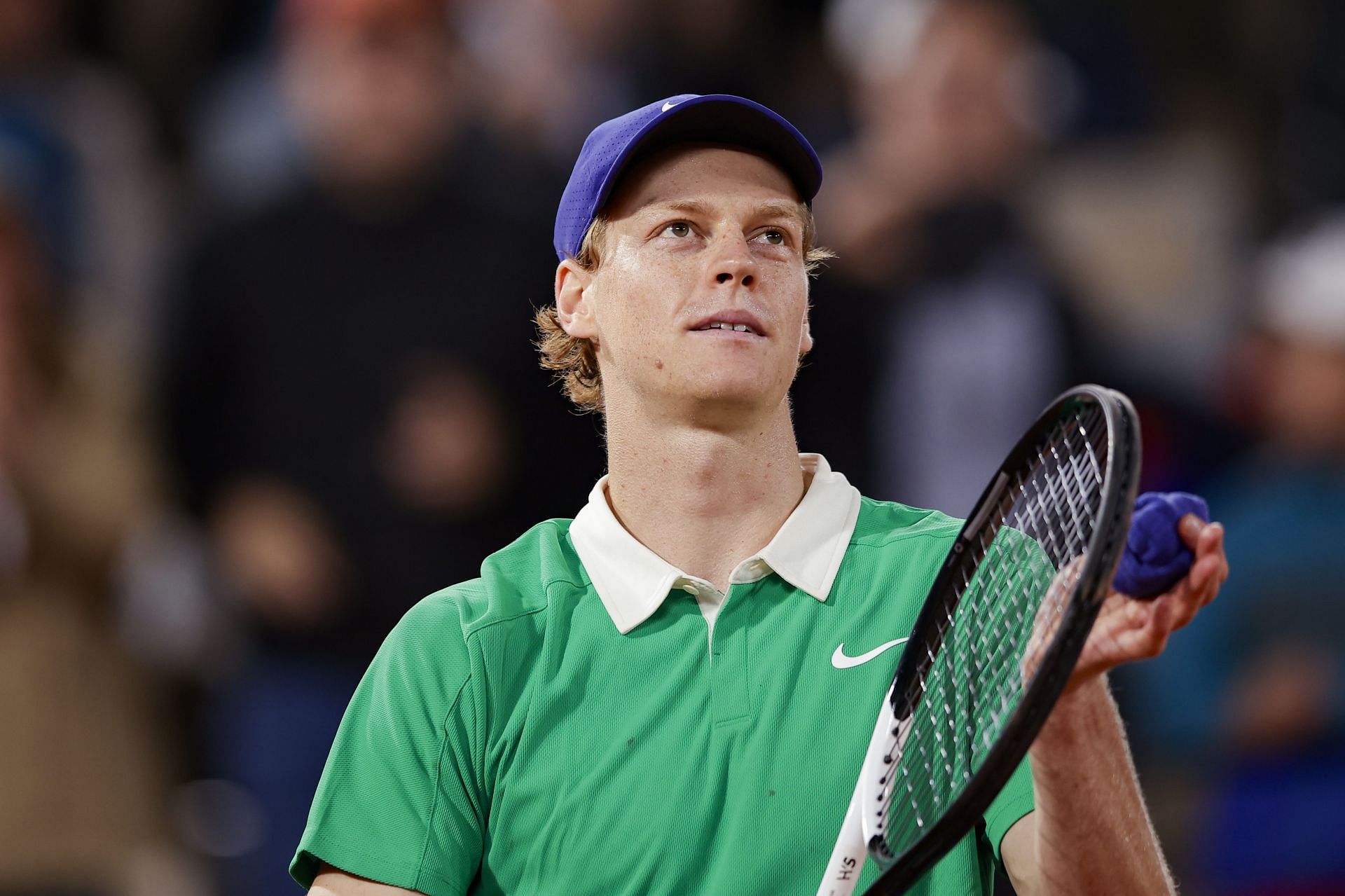 Jannik Sinner at the 2025 French Open. Image: Getty